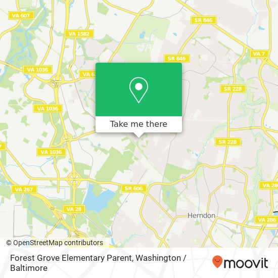 Forest Grove Elementary Parent map