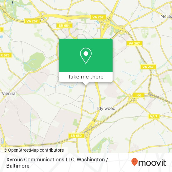 Mapa de Xyrous Communications LLC