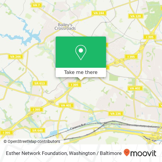 Esther Network Foundation map