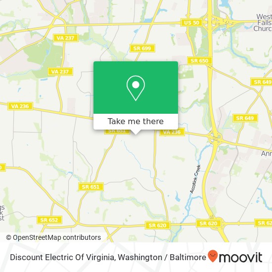 Mapa de Discount Electric Of Virginia