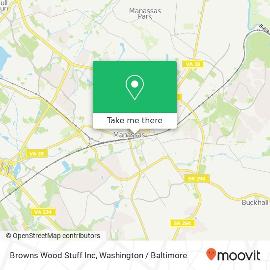 Mapa de Browns Wood Stuff Inc