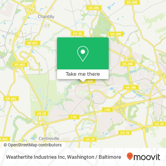 Weathertite Industries Inc map