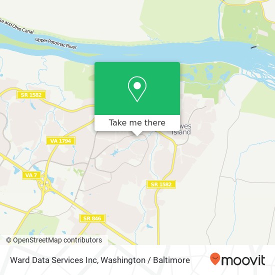 Mapa de Ward Data Services Inc