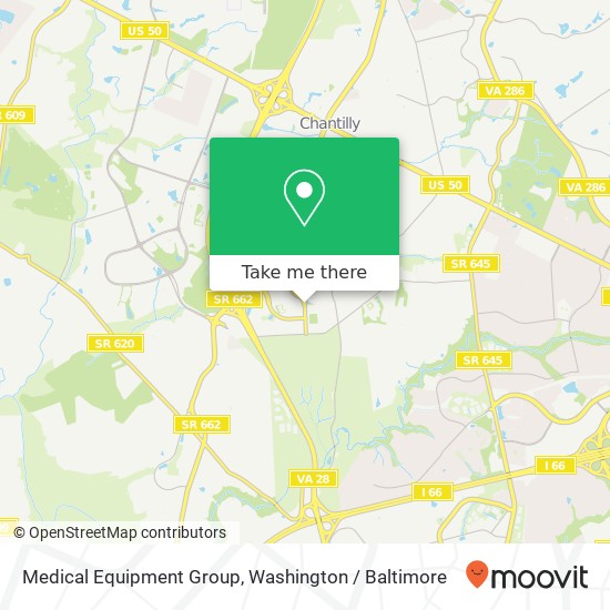 Medical Equipment Group map