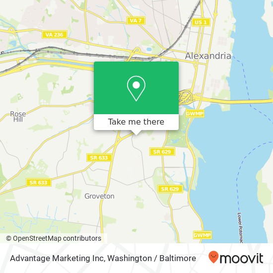 Mapa de Advantage Marketing Inc