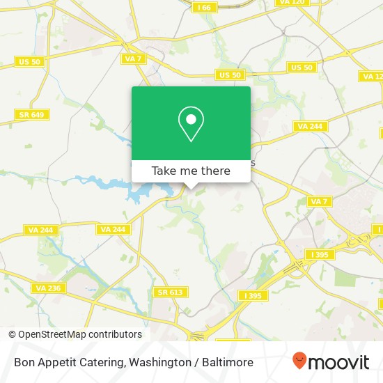 Bon Appetit Catering map