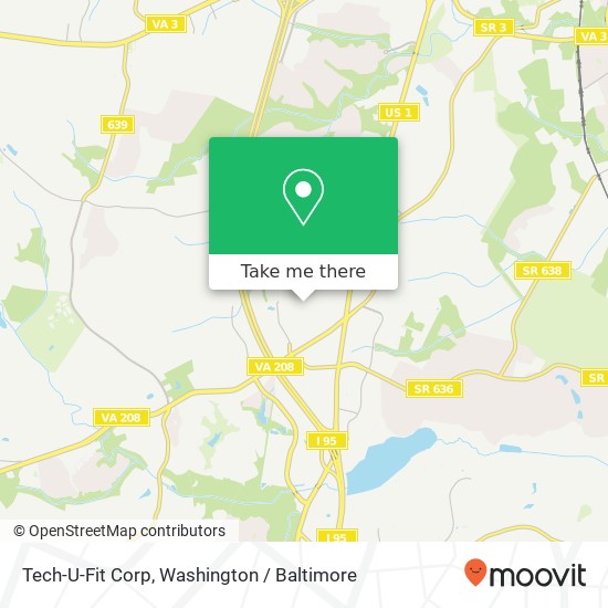 Tech-U-Fit Corp map
