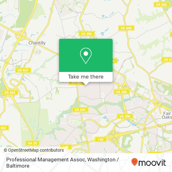 Professional Management Assoc map