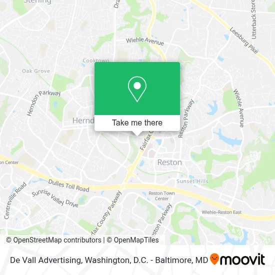 De Vall Advertising map
