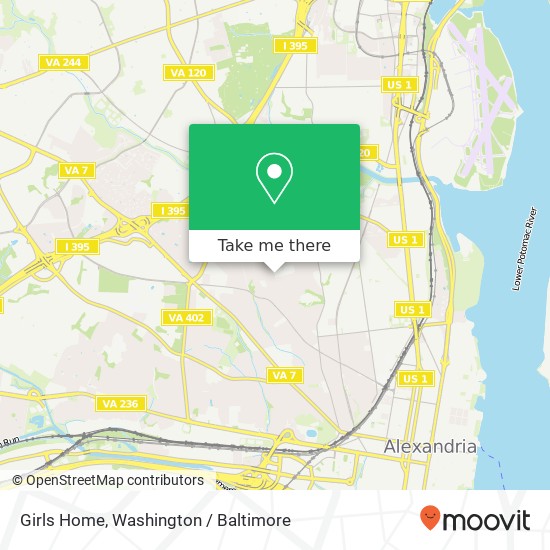 Girls Home map