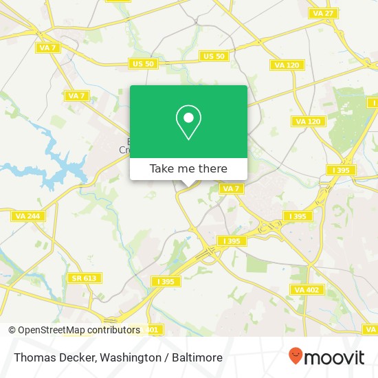 Mapa de Thomas Decker