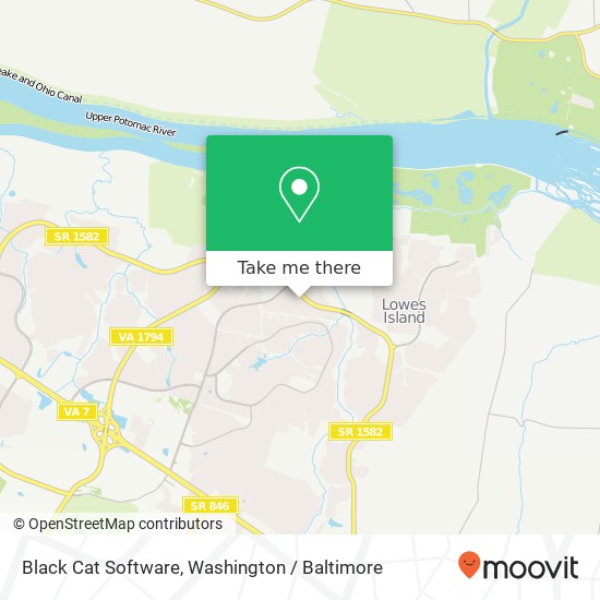 Black Cat Software map