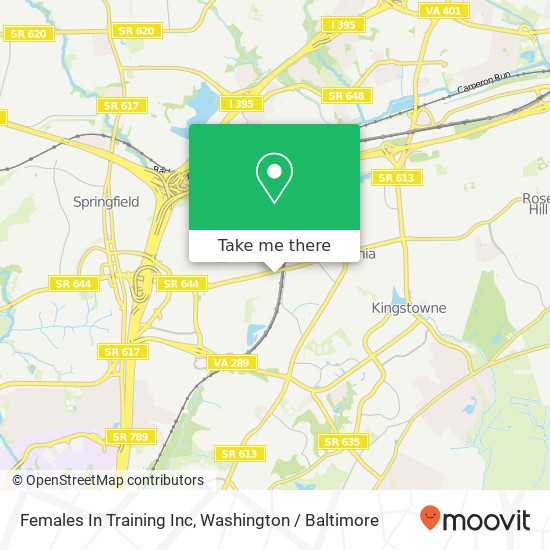 Mapa de Females In Training Inc