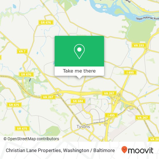 Christian Lane Properties map