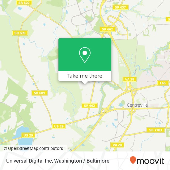 Universal Digital Inc map