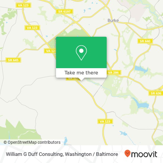 William G Duff Consulting map