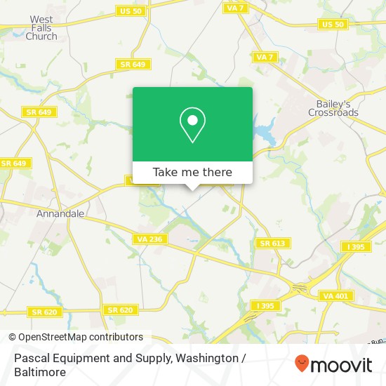 Pascal Equipment and Supply map