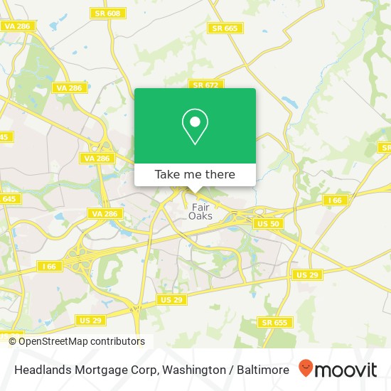 Mapa de Headlands Mortgage Corp