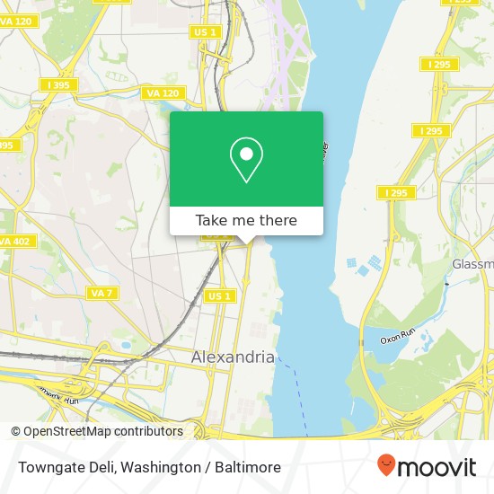 Towngate Deli map