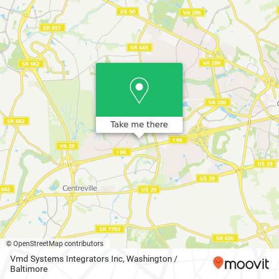 Mapa de Vmd Systems Integrators Inc