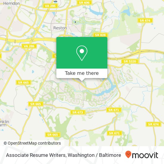 Associate Resume Writers map