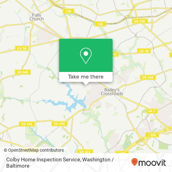 Mapa de Colby Home Inspection Service