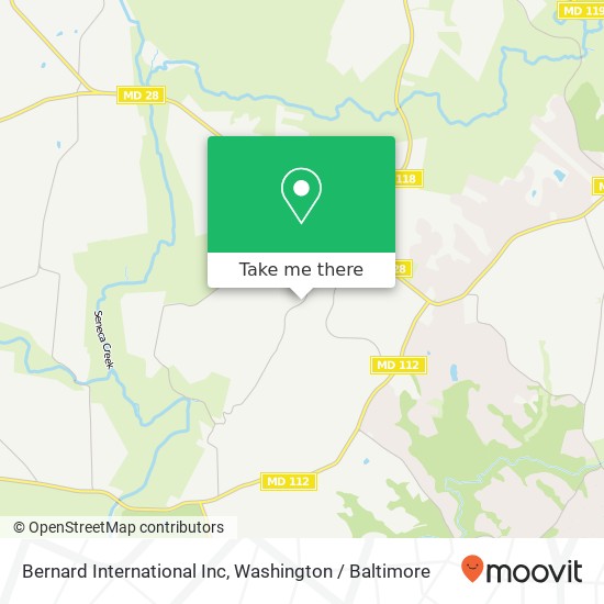 Mapa de Bernard International Inc