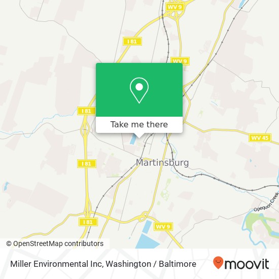 Mapa de Miller Environmental Inc