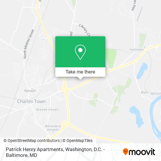Patrick Henry Apartments map