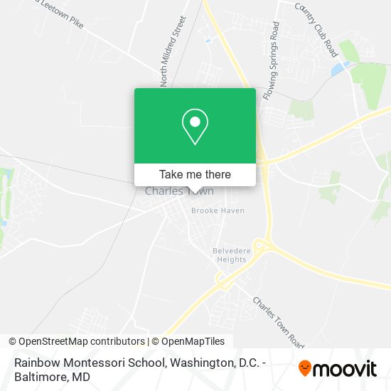 Mapa de Rainbow Montessori School
