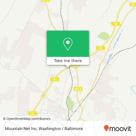 Mapa de Mountain Net Inc