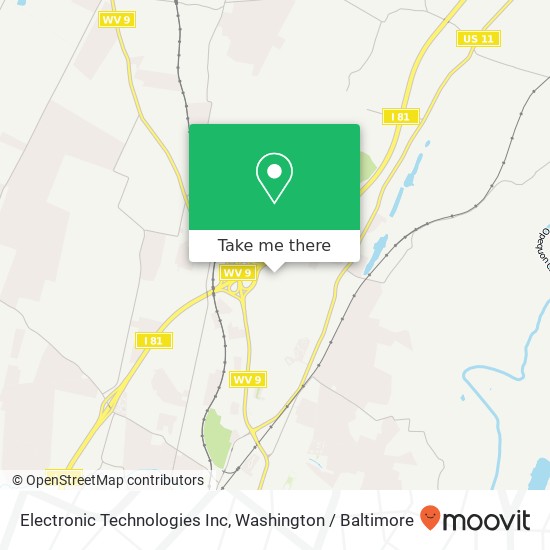 Mapa de Electronic Technologies Inc