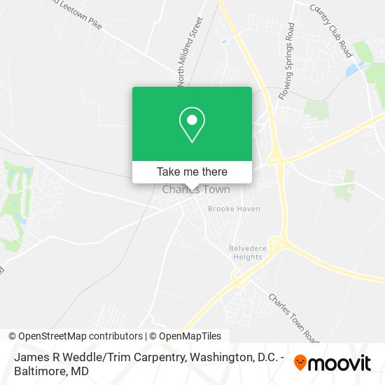 James R Weddle/Trim Carpentry map