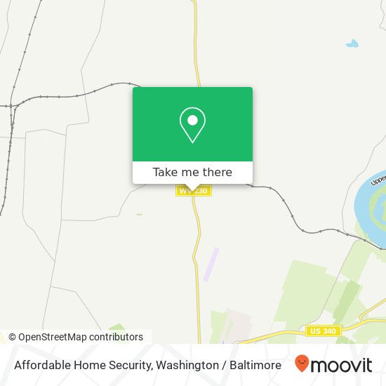 Affordable Home Security map