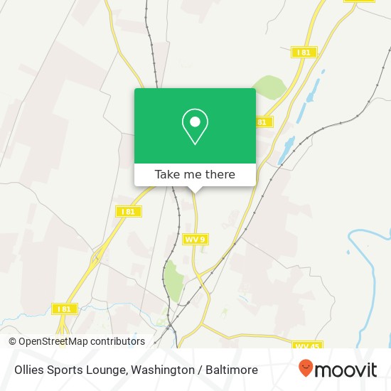 Ollies Sports Lounge map
