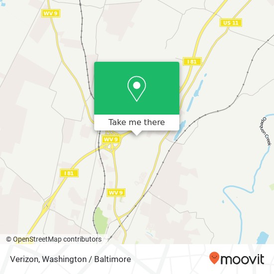 Mapa de Verizon