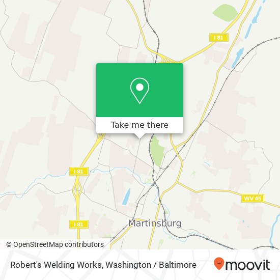 Robert's Welding Works map