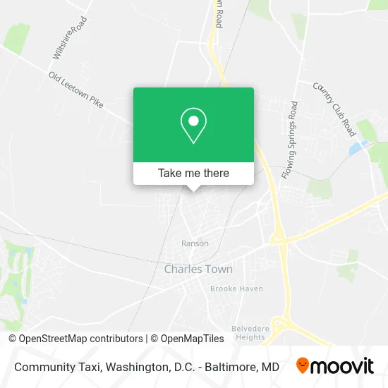 Community Taxi map