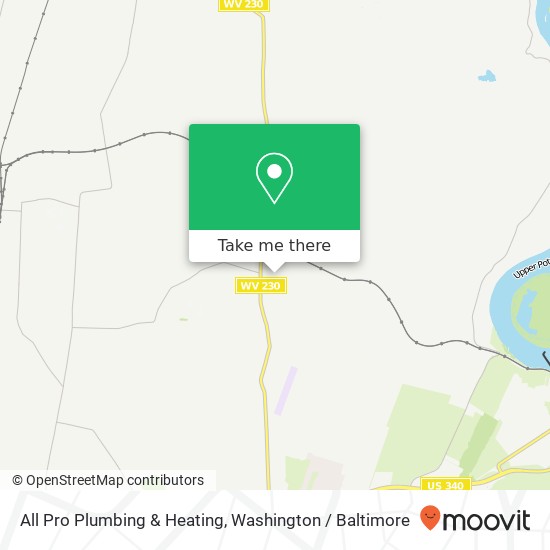 Mapa de All Pro Plumbing & Heating