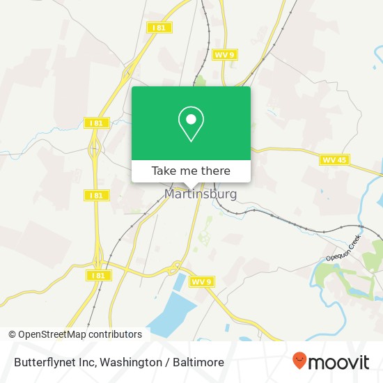 Mapa de Butterflynet Inc