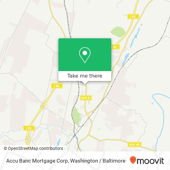 Accu Banc Mortgage Corp map