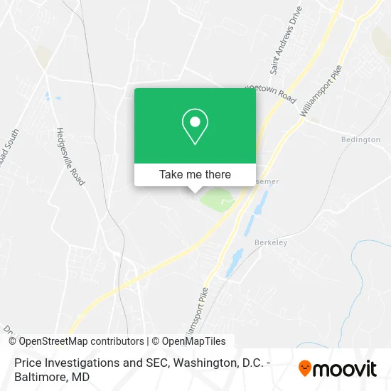 Price Investigations and SEC map