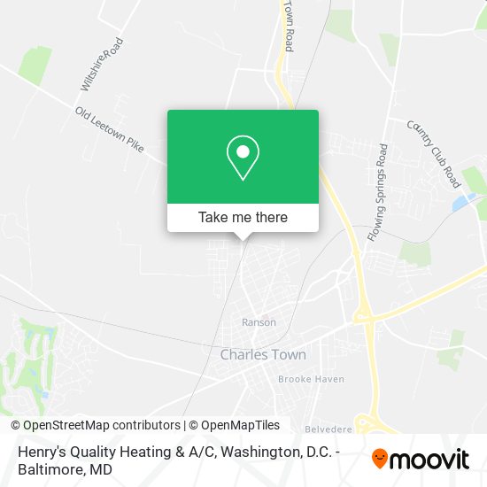 Mapa de Henry's Quality Heating & A/C