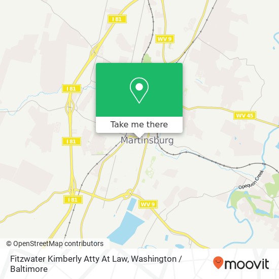 Fitzwater Kimberly Atty At Law map
