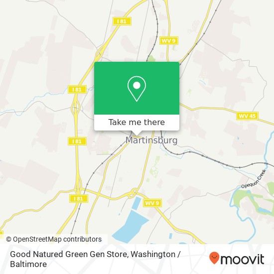 Good Natured Green Gen Store map