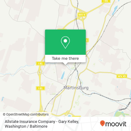 Mapa de Allstate Insurance Company - Gary Kelley