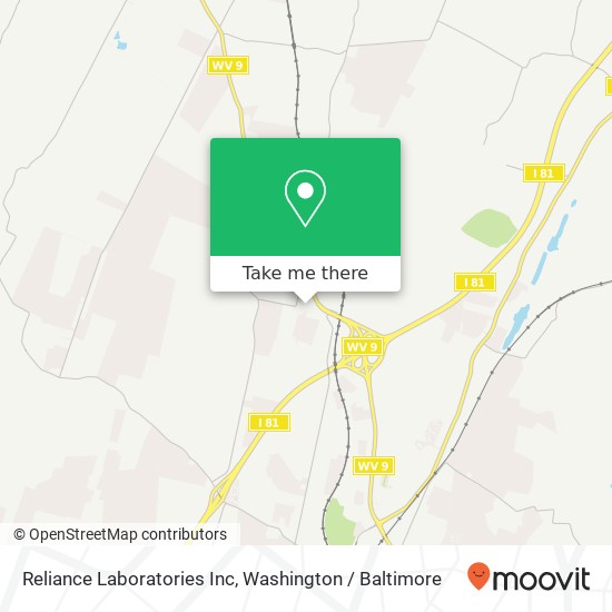 Mapa de Reliance Laboratories Inc