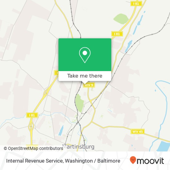 Internal Revenue Service map