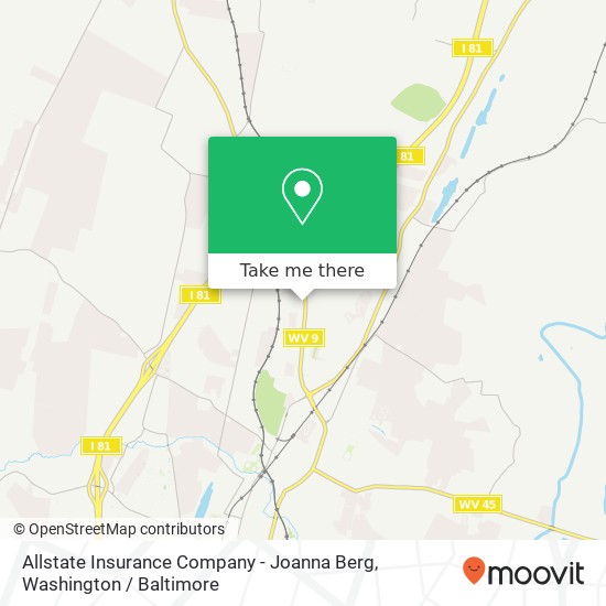 Mapa de Allstate Insurance Company - Joanna Berg