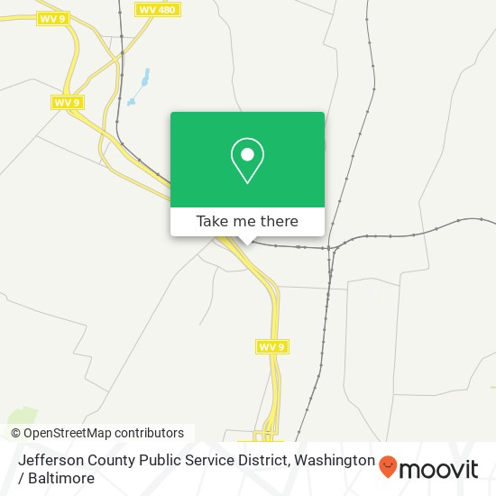 Jefferson County Public Service District map